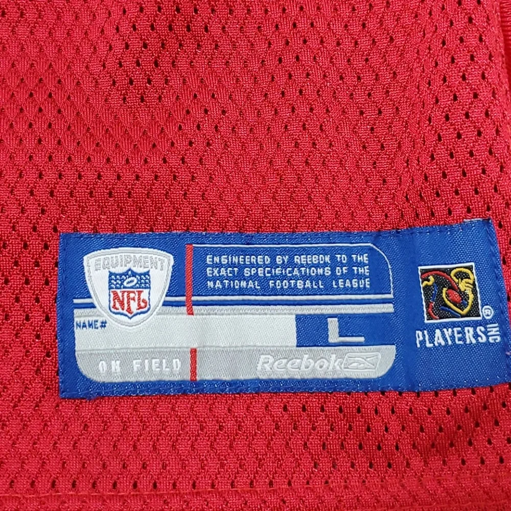 Youth Houston Texans Reebok Jersey Jamie Sharper #55 Red NFL Football Kids Size